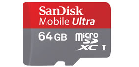 SanDisk micro SDXC card
